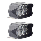 3x Moto Impermeable 12v Led Doble Faro Auxiliar Lámpara [u]