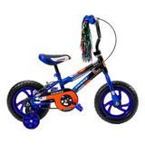 Bicicleta Infantil Unibike Goma Para Niño Niña Tek R12 Color Azul Tamaño Del Cuadro S