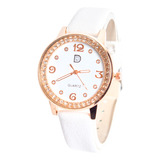 Reloj Pulsera Para Mujer Cuerina Con Brillantes Oferta !!!