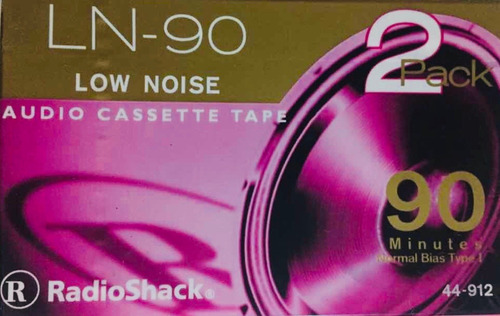 Audio Cassette Tape 2 Pack Ln-90 Normal Bias 90 Min Tape 1