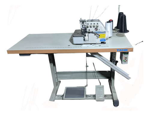 Máquina Industrial Overlock 4 Hilos Bajo Consumo