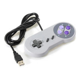 Controle Super Nintendo Entrada Usb