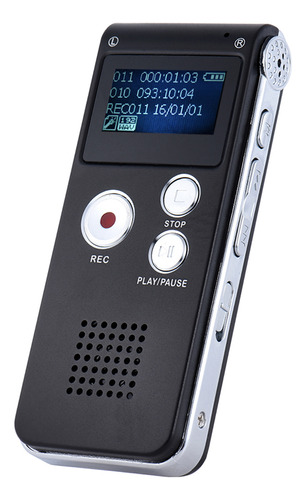 Dictáfono Con Grabadora De Voz Inteligente, Audio Mp3, 8 Gb