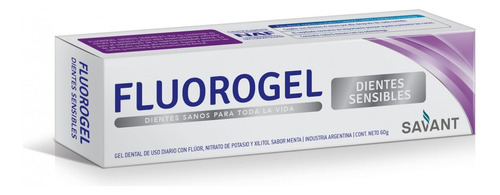 Fluorogel Dientes Sensibles Sabor Menta X 60 Gr