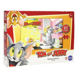 Puzzle Rompecabezas Tom Y Jerry Comiendo 60 Piezas Vulcanita