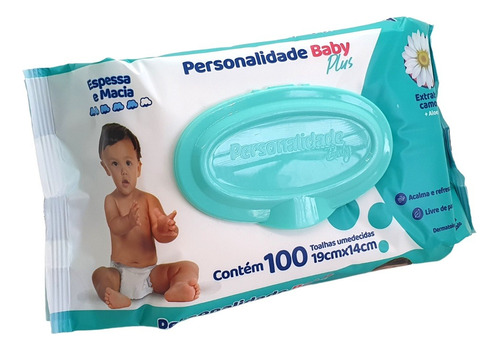 Personalidade Baby Plus Lenço Umedecidos Kit C/ 3 Unidades 