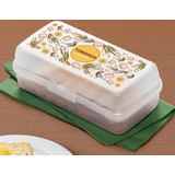 Tupperware Porta Torrada Floral