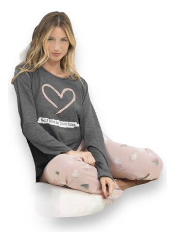 Pijama Invierno Mujer Algodón Lencatex - Art. 24312