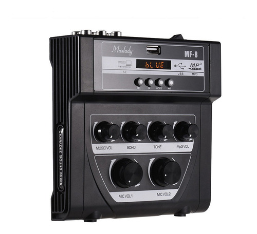 Muslady Mf-8 Mini Karaoke Som Misturador De Áudio Som Echo