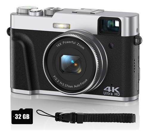 4k Digital Camera For Photography, Autofocus 4k Camera With 