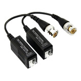 1 Par Conector Balun Engate Rápido Analógico/hdcvi/hdtvi/ahd