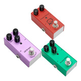 Kit 3 Pedais Efeito Guitarra Set Drive - Chorus - Delay