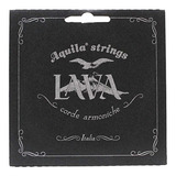 Aquila Usa 116u Low D Barítono Uke Set Wound D-g Lava Nylgut