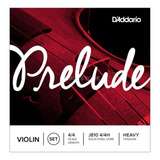 Encordado Violin Prelude Daddario J810 4/4 Tension Hard