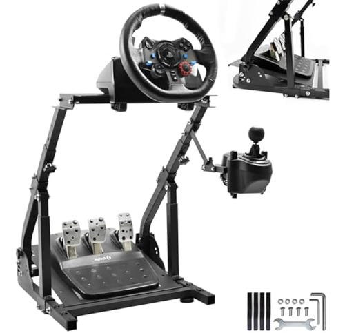 Anman High Stability Racing Wheel Stand With