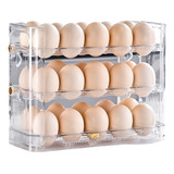 Organizador De Huevos Para Refrigerador, 3 Capas, 30 Huevos