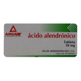 Ácido Alendrónico (amsa) Caja C/30 Tabletas De 10 Mg C/u