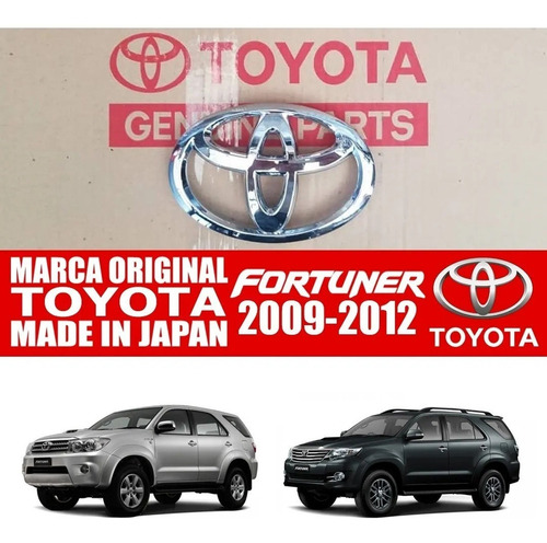 Emblema De Parrilla Fortuner 2012 2013 2014 2018 Original Foto 2