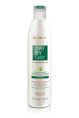 Shampoo Day By Day Abacate Ativos Especiais Nutrahair 500ml