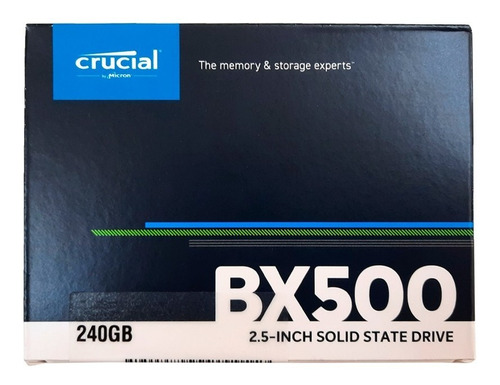 Hd Ssd 240gb Crucial Bx500 Ct240bx500ssd1 240gb Preto Ssd240c