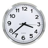 Reloj De Pared 30cm Blanco