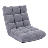 Sofa Plegable Convertible A Cama Marca Giantex Color Gris
