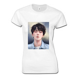 Camiseta Mujer Art Suga Bts Anime Dama