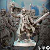 Miniatura Aragorn Senhor Dos Anéis Para Rpg, Zombicide, D&d