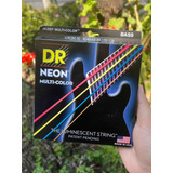 Cuerdas De Bajo Dr Neon Multicolor 5 Cuerdas 45-125