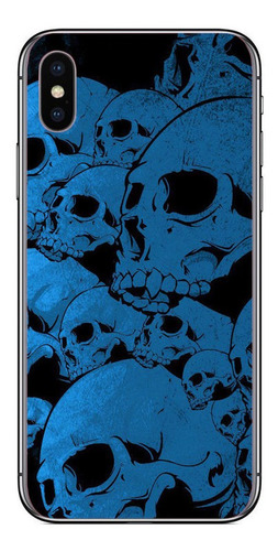 Funda Para Samsung Galaxy Varios Modelos Tpu Metallica Skull