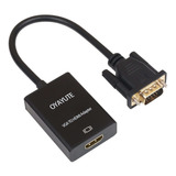 Oyayute Adaptador Vga A Hdmi Con Audio, 1080p Macho Vga A He