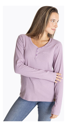 Polera M/l Merrell Nala 2 Rosa Mujer