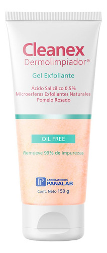 Cleanex Dermolimpiador Gel Exfoliante Oil Free Piel Acneica