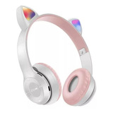 Auriculares Orejas Gato Bluetooth Inalambricos Vincha Luces