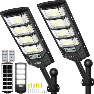 Llinpi Lámpara Solar Para Exterior Suburban 4000w 2pack,Ideal para patios de jardín, garajes, piscinas, etc. | Envío gratis