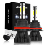 Kit De Focos Led 9007 Hb5 4 Caras 20000 Lm 52 W Para Ford