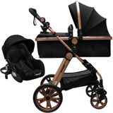 Cochecito Para Bebe Con Huevito Y Moisés 3 En 1 Alizze 