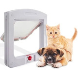 Portinha Porta De Passagem Cachorro Gato Dog Cat Pet 4 Em 1