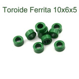 Nucleo Ferrita Toroide 10x6x5mm  Pack 10 Unidades Arduino