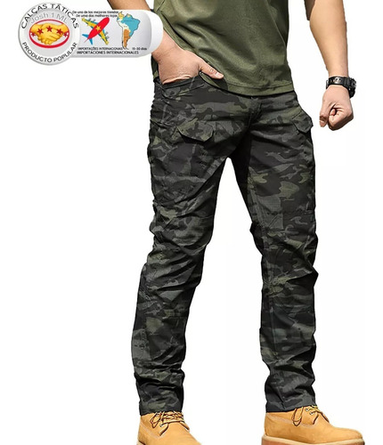 Pantalones Tácticos Impermeables De Camuflaje Militar