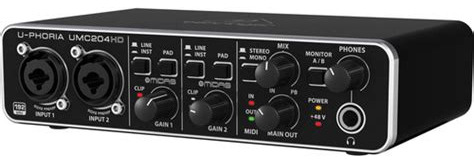 Interfaz  Behringer U-phoria Umc204hd  (1 Mes De Uso)