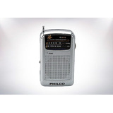 Radio Portátil De Bolsillo Fm/am Ic-x15 Philco + Audifonos