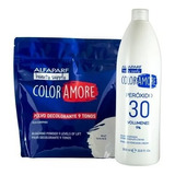 Decolorante En Polvo  Color Amore 500g + Peroxido 1lt