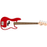 Squier Mini Precision Bass, Dakota Rojo, Diapasón De Laure.