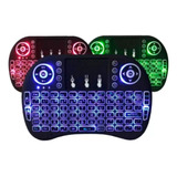 Mini Teclado Keyboard Sem Fio Wireless Iluminado Luz Led