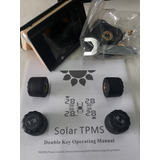 Sensor Presion Neumaticos Tpms Con C/pantalla Carga Solar 