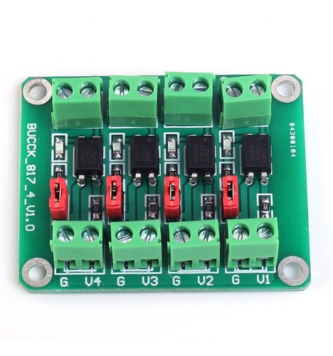 Modulo Optoacoplador Pc817 4 Canales