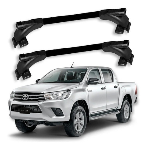 Barras Portaequipaje Toyota Hilux 2005/2018 Doble Cabina X2