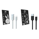 Lote 10pz Cable Micro Usb V8 Marca 1hora Carga Y Datos 2.1a