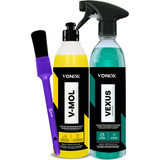 Vexus Limpador De Motor + V-mol 500ml Vonixx + Pincel